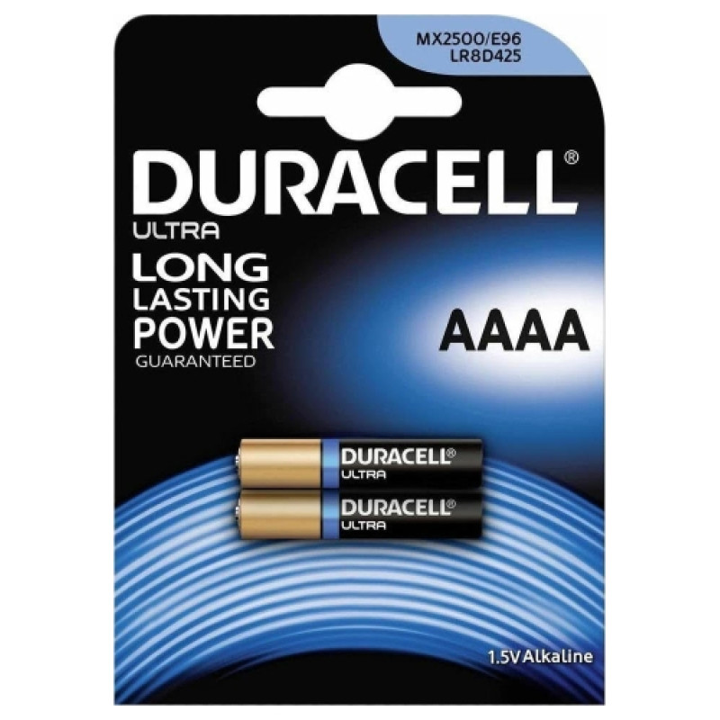 Duracell MX 2500 ULTRA POWER AAAA (LR61) BLISTERA IEPAKOJUMĀ 2GB.