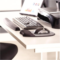 Fellowes Klaviatūras paliktnis Fellowes Memory Foam Wrist Rest Black