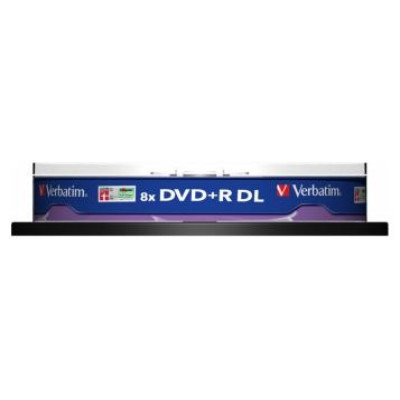 Verbatim Matricas DVD+R DL Verbatim 8.5GB Double Layer 8x AZO, 10 Pack Spindle