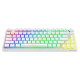 Savio Klaviatūra Savio Wireless Mechanical Phenix White 75% Outemu Red Pro Pudding