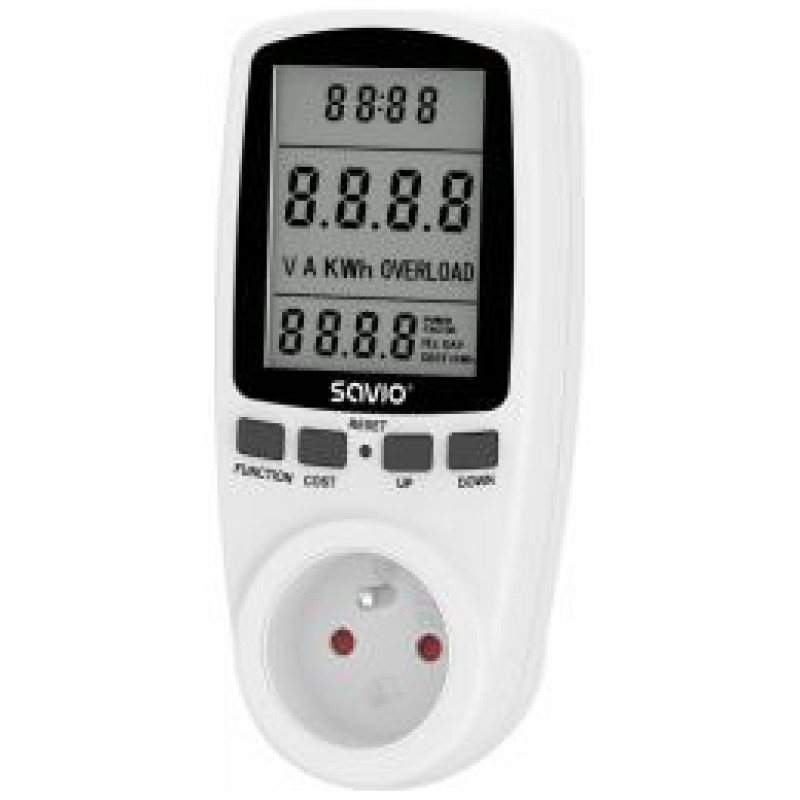 Savio Elektriskais skaitītājs Savio Energy Monitor with LCD Screen