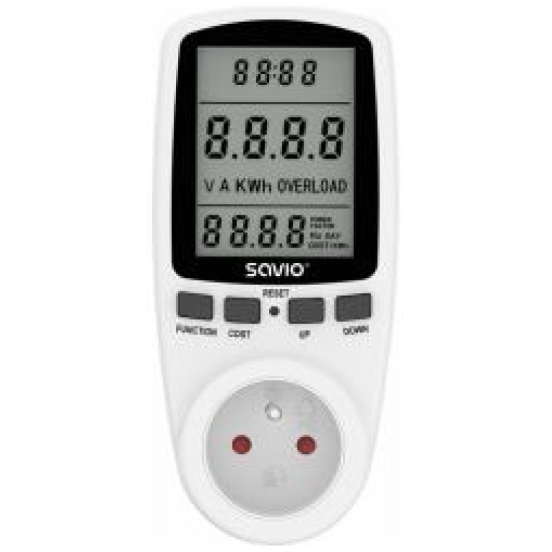 Savio Elektriskais skaitītājs Savio Energy Monitor with LCD Screen