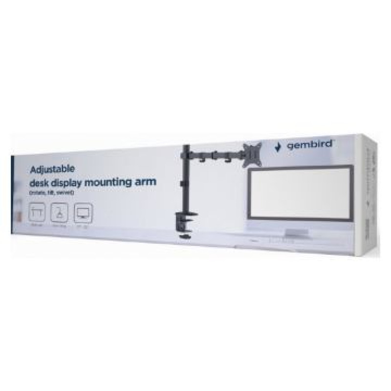 Gembird Monitora stiprinājums Gembird Adjustable Desk Display Mounting Arm 17&rdquo;-32&rdquo;