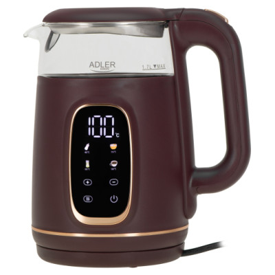 Adler AD 1305BU Elektriskā tējkanna ar temperatūras kontroli 1.7L 2200W