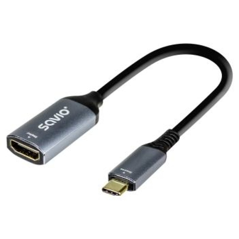 Savio Adapteris Savio USB Type-C Male - HDMI Female 4K