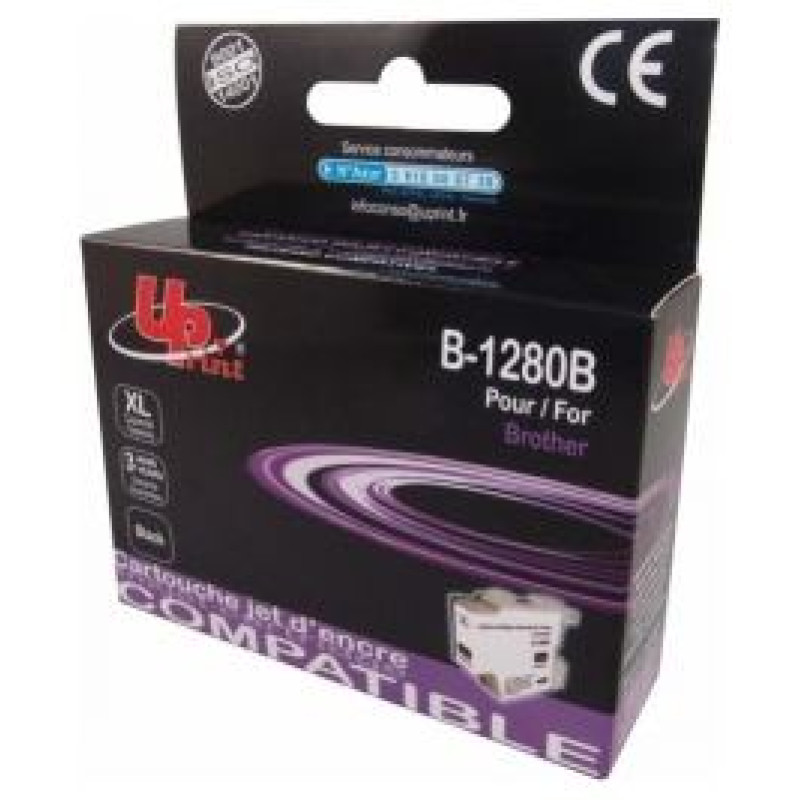 Uprint Tintes kārtridžs UPrint Brother LC1280XLB Black