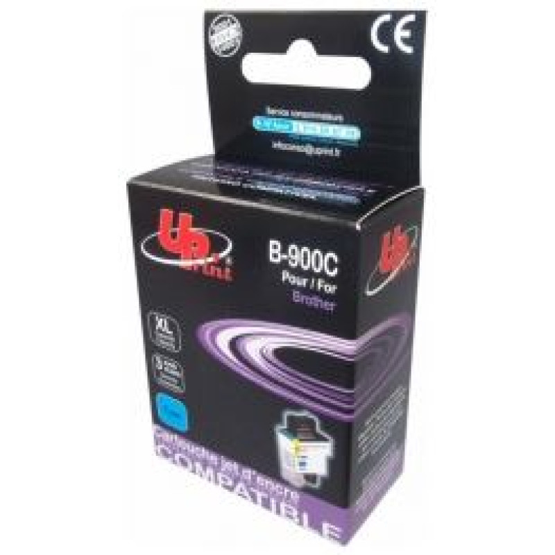 Uprint Tintes kārtridžs UPrint Brother LC900CY Cyan