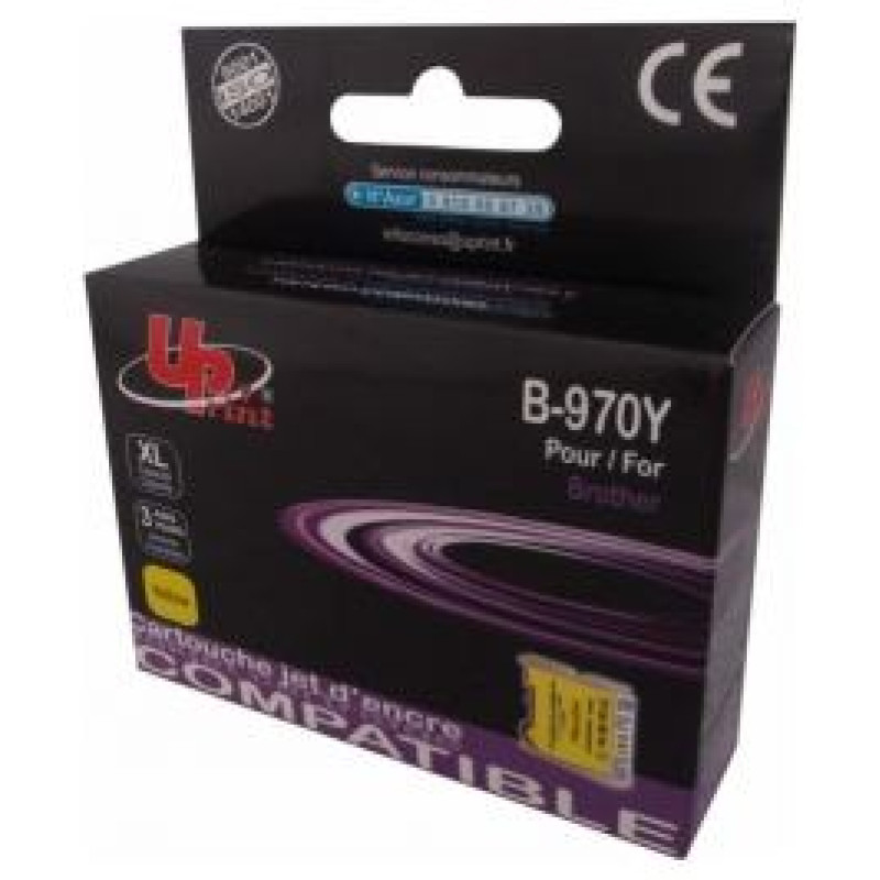 Uprint Tintes kārtridžs UPrint Brother LC970YE Yellow