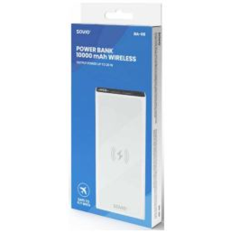 Savio BA-06 10000 mAh White Wireless