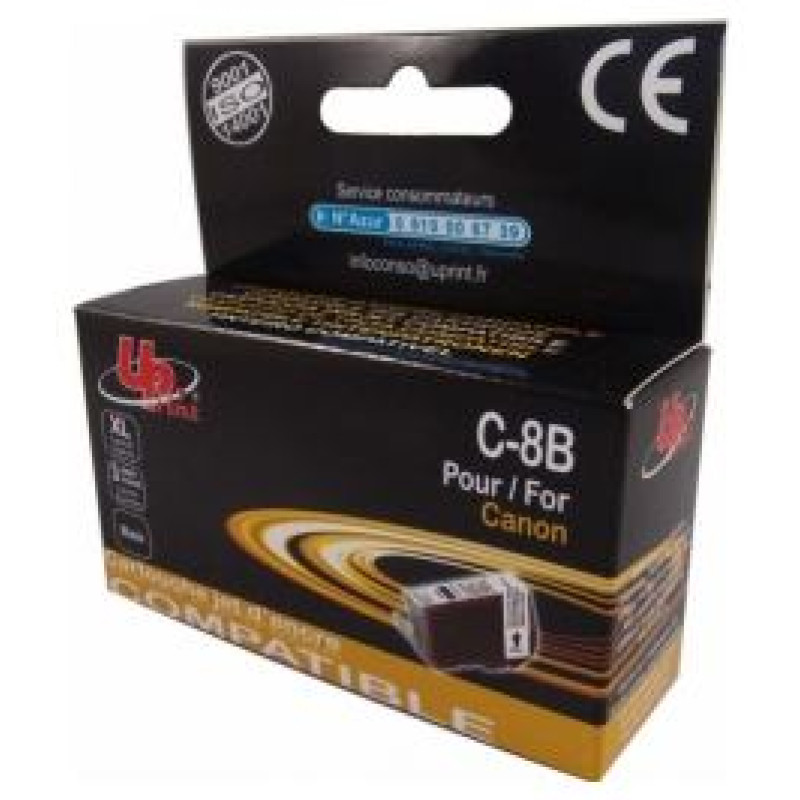 Uprint Tintes kārtridžs UPrint Canon CLI-8BK Black