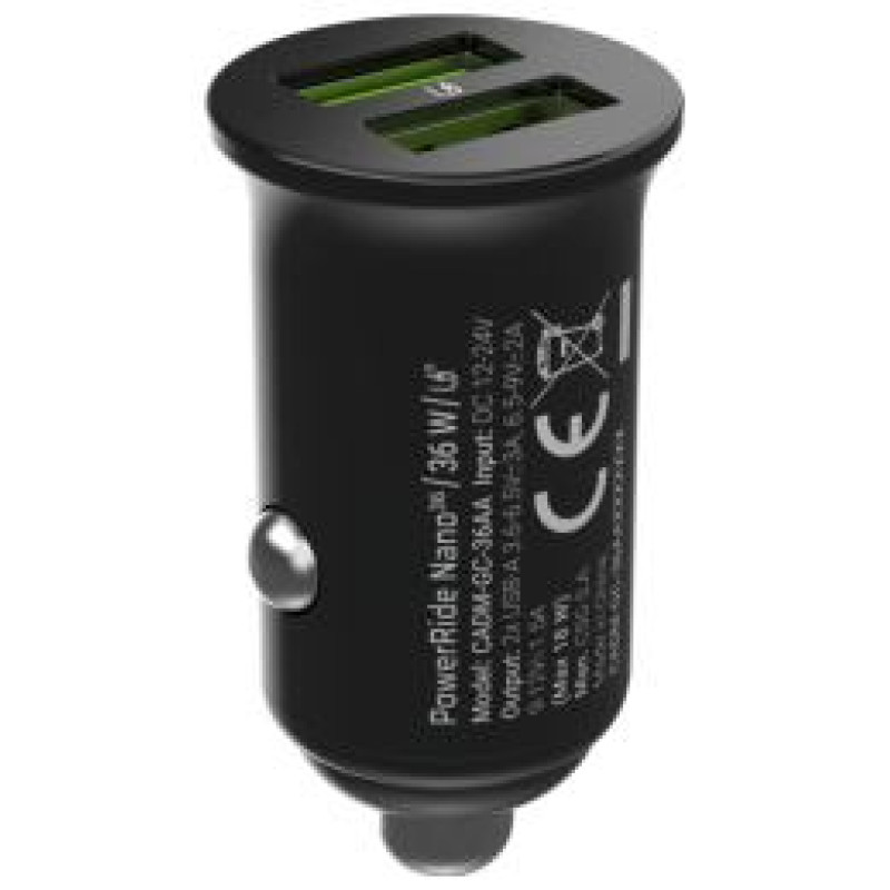Green Cell Lādētājs PowerRide Nano 36W Ultra Charge Fast Charging