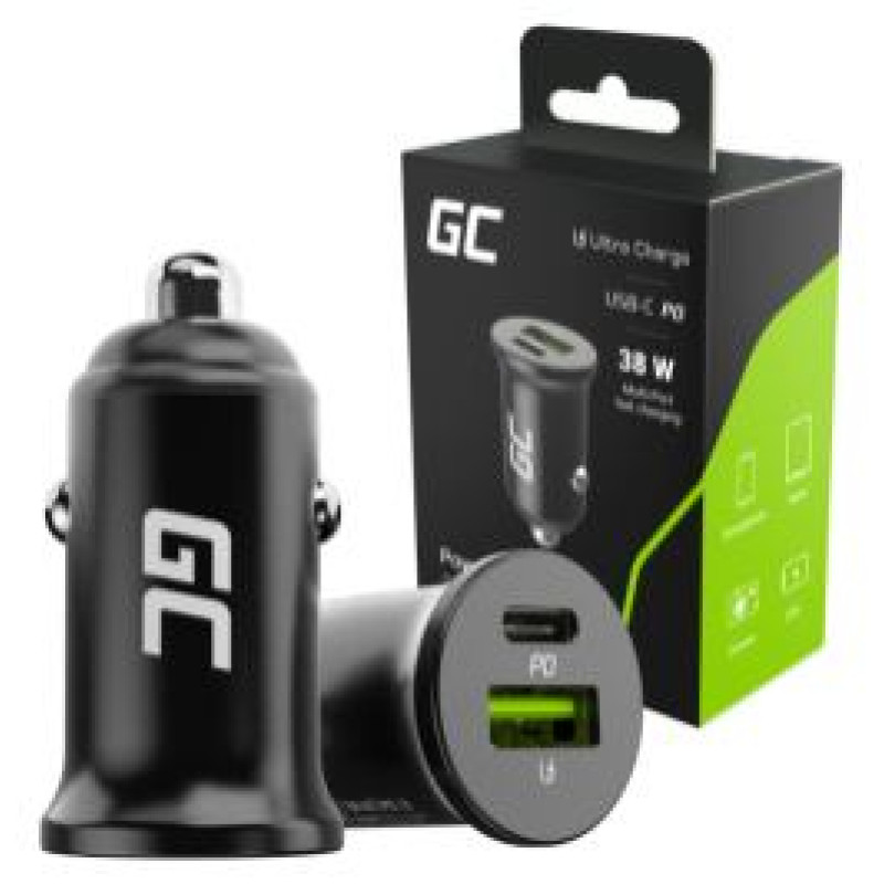 Green Cell Lādētājs PowerRide Nano 38W Ultra Charge Fast Charging
