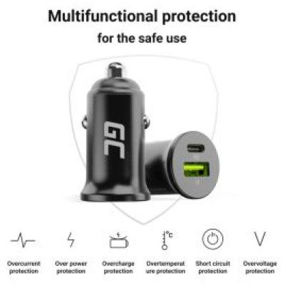 Green Cell Lādētājs PowerRide Nano 38W Ultra Charge Fast Charging