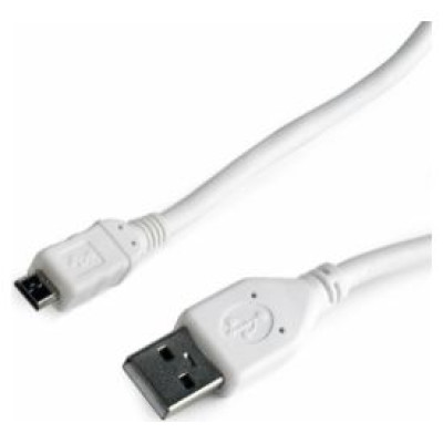Gembird Kabelis Gembird USB Male - MicroUSB Male 1m White