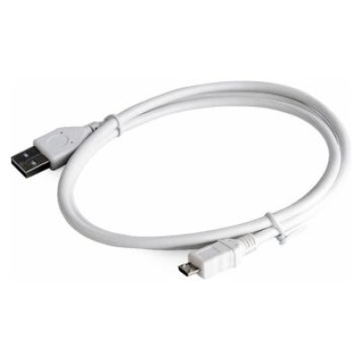 Gembird Kabelis Gembird USB Male - MicroUSB Male 1m White