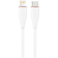 Gembird Kabelis Gembird Premium silicon 8-pin Male - USB Type-C Male 1.5m White