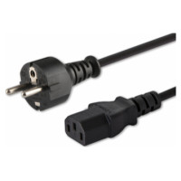 Savio Kabelis Savio Schuko (M) Power Cable – IEC C13 1.8m
