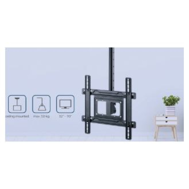 Gembird Stiprinājums televizoram Gembird Full Motion TV Ceiling Mount