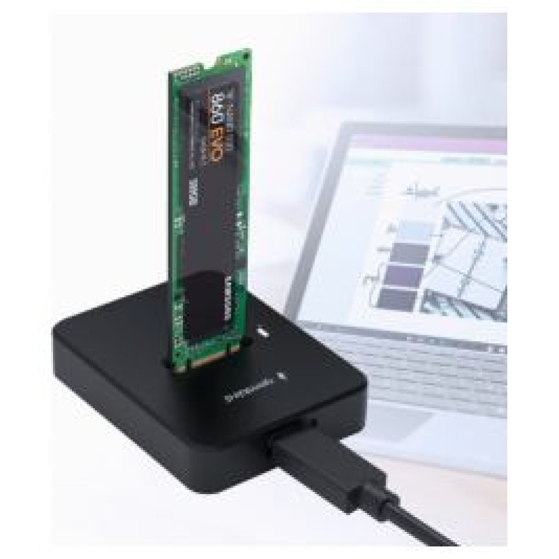Gembird Dokstacija Gembird Desktop USB Type-C M.2 SATA & NVME SSD Drive Docking Station