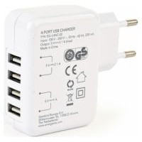 Energenie 4-port Universal USB 3.1A White