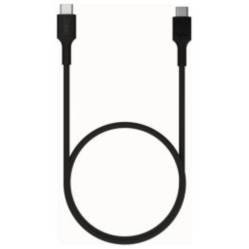 Green Cell Kabelis Green Cell PowerFlex Fast Charging USB Type-C Male - USB Type-C Male 100W Black 2m