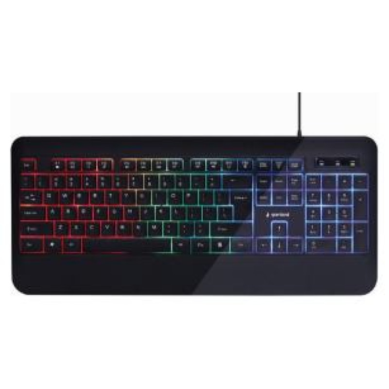 Gembird Slim "Rainbow" Black