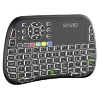 Savio Klaviatūra Savio ARGB Mini Bluetooth  + 2.4 GHz Black