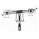 Gembird Monitora stiprinājums Gembird Desk Mounted Adjustable Wall 2-display Mounting Arm