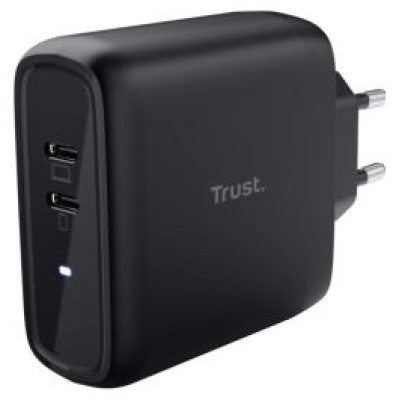 Trust Lādētājs Trust Maxo 65W 2x USB-C Black