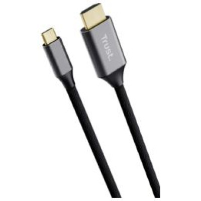 Trust Video kabelis Trust Calyx USB-C Male - HDMI Male 2m Ultra HD 4K