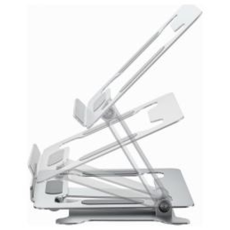 Gembird Klēpjdatora statīvs Gembird Height Adjustable Notebook Riser Stand Silver