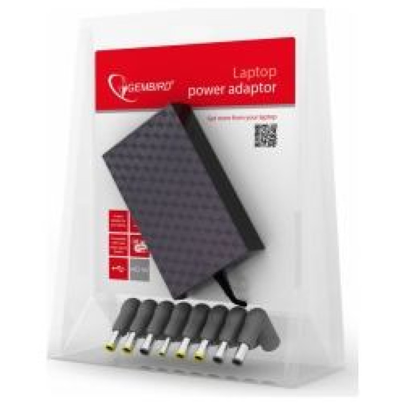 Gembird Lādētājs portatīvajam datoram Gembird 40W 9-20V
