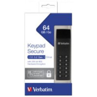 Verbatim USB Atmiņa Verbatim 64GB Keypad Secure