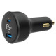Gembird Auto lādētājs Gembird 2-port USB Car Fast Charger 65W Black