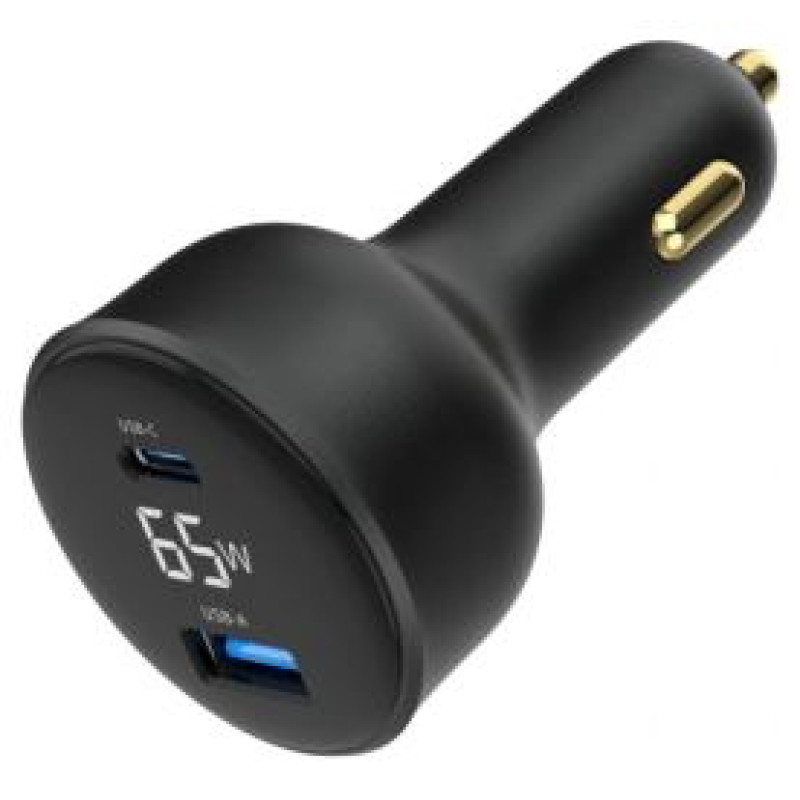 Gembird Auto lādētājs Gembird 2-port USB Car Fast Charger 65W Black