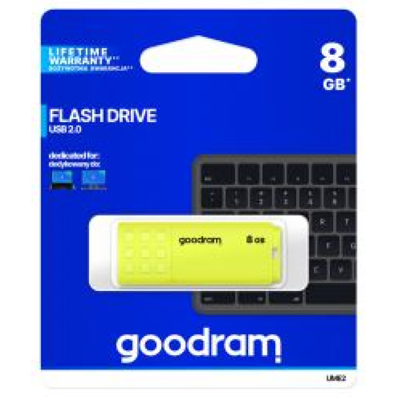 Goodram UME2 USB 2.0 8GB Yellow