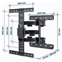 Gembird Sienas stiprinājums televizoram Gembird Full-motion TV Wall Mount
