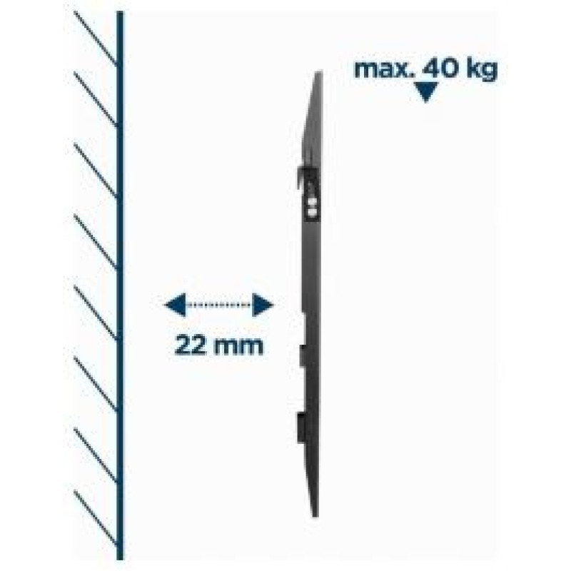 Gembird Tv Stiprinājums Gembird TV Wall Mount (fixed)