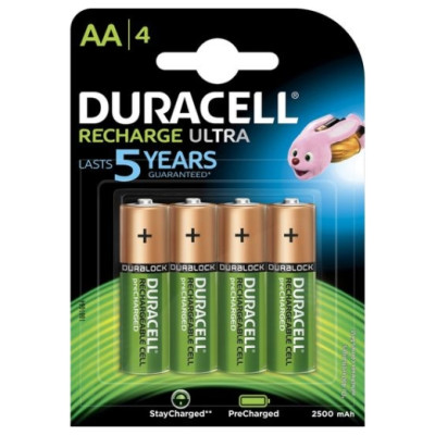 Duracell Precharged HR6 2500MAH ALWAYS READY Blistera iepakojumā 4gb.