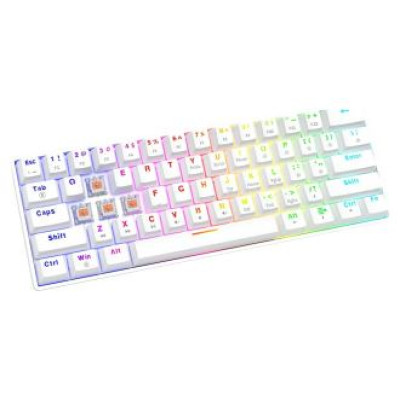 Savio Klaviatūra Savio Whiteout X2 Outemu Peach Silent