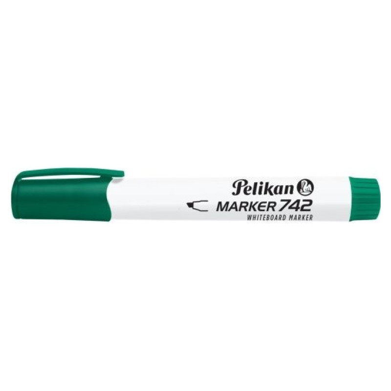 Pelikan marķieris baltai tāfelei Marker 742 1-4MM Zaļ&scaron; (818049)