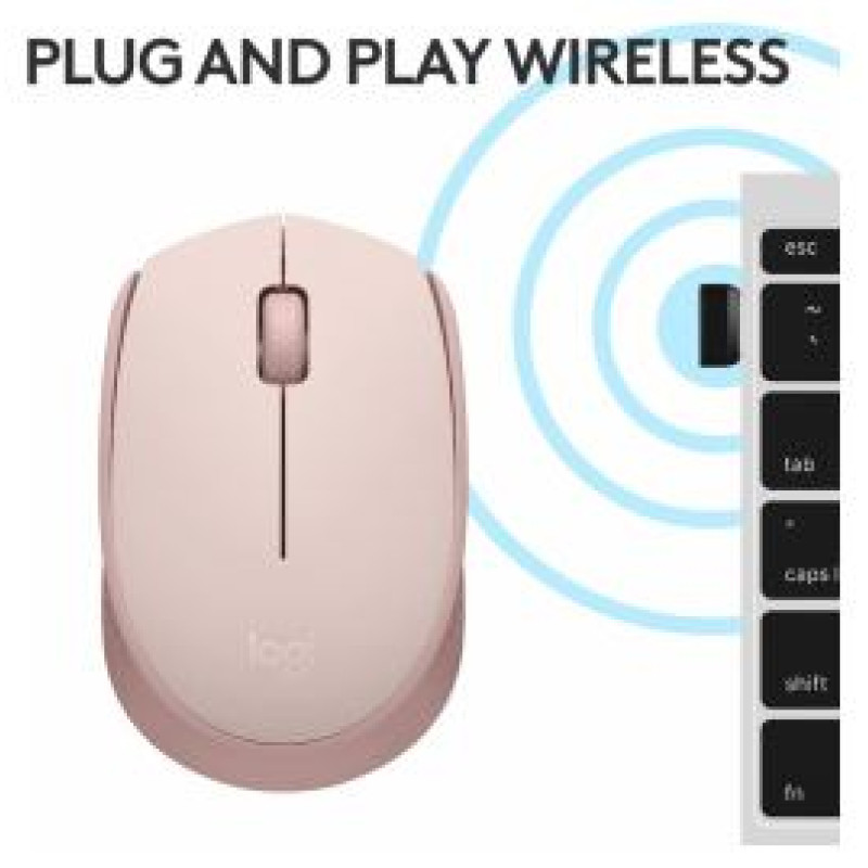 Logitech Datorpele Logitech M171 Rose