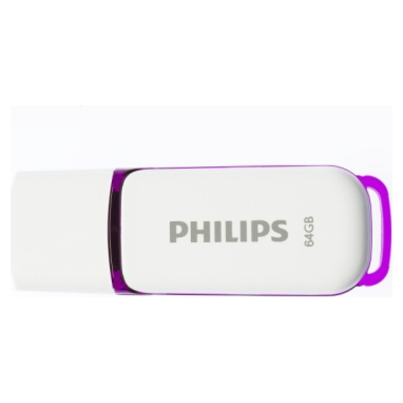 Philips USB 2.0 Flash Drive Snow Edition (violeta) 64GB