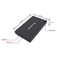 Verbatim Ārējais cietais disks Verbatim Metal Mini SSD 1TB USB-C