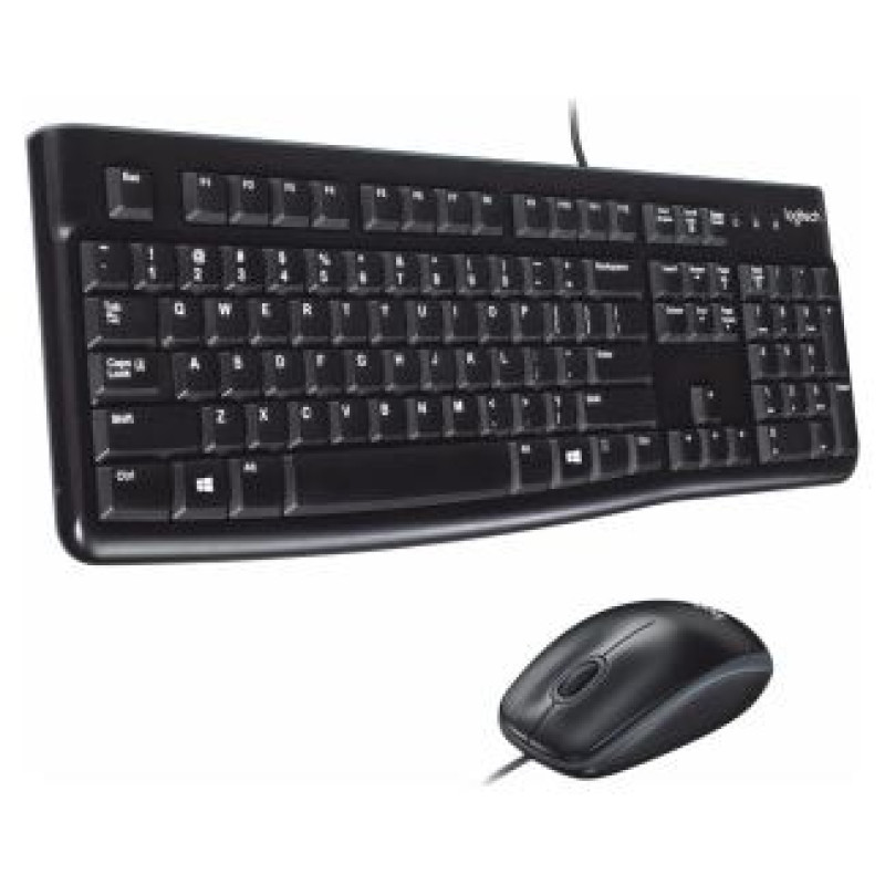 Logitech Klaviatūra + Pele Logitech Desktop MK120 USB