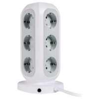 Verbatim Strāvas pagarinātājs Verbatim 2m  EU Socket Tower 15 in 1