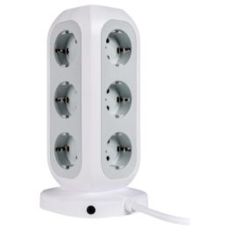 Verbatim Strāvas pagarinātājs Verbatim 2m  EU Socket Tower 15 in 1