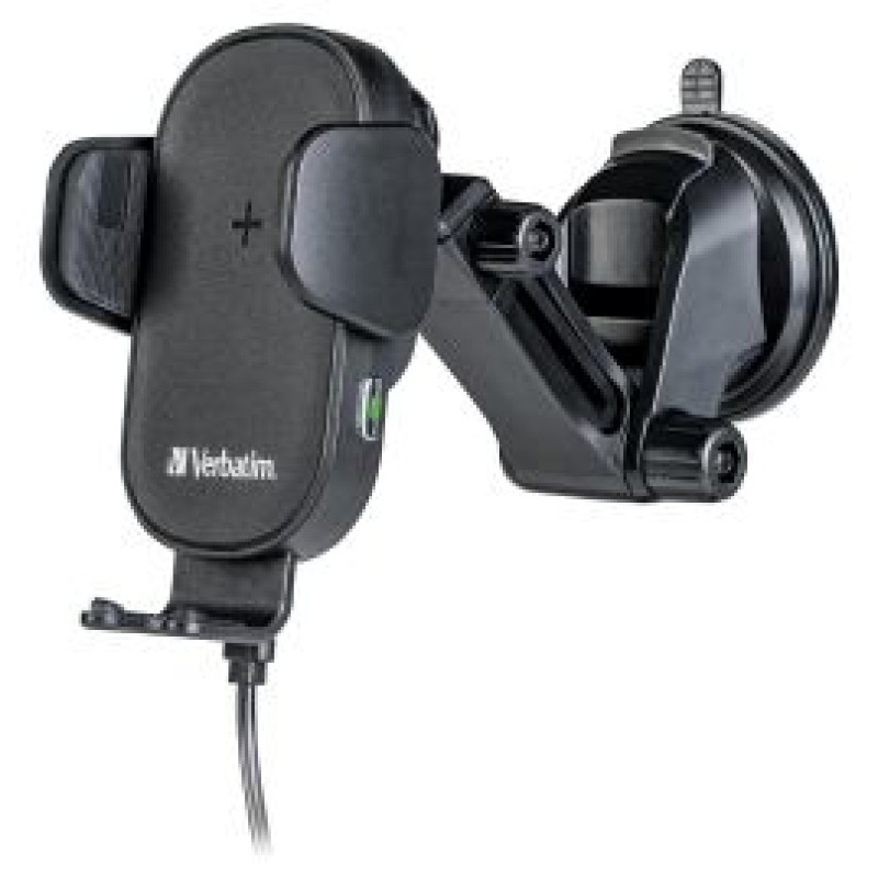Verbatim Lādētājs Verbatim FWC-01 Qi Fast Wireless Car Charger