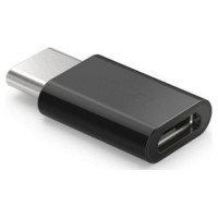 Savio Adapteris SAVIO Micro USB - USB Type-C melns