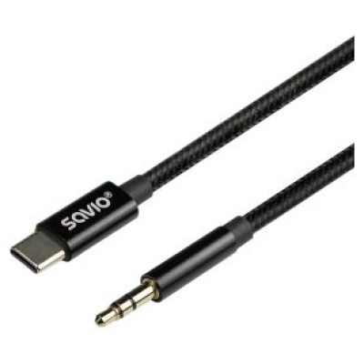 Savio Kabelis SAVIO USB-C &ndash; MiniJack 3.5 mm 1m